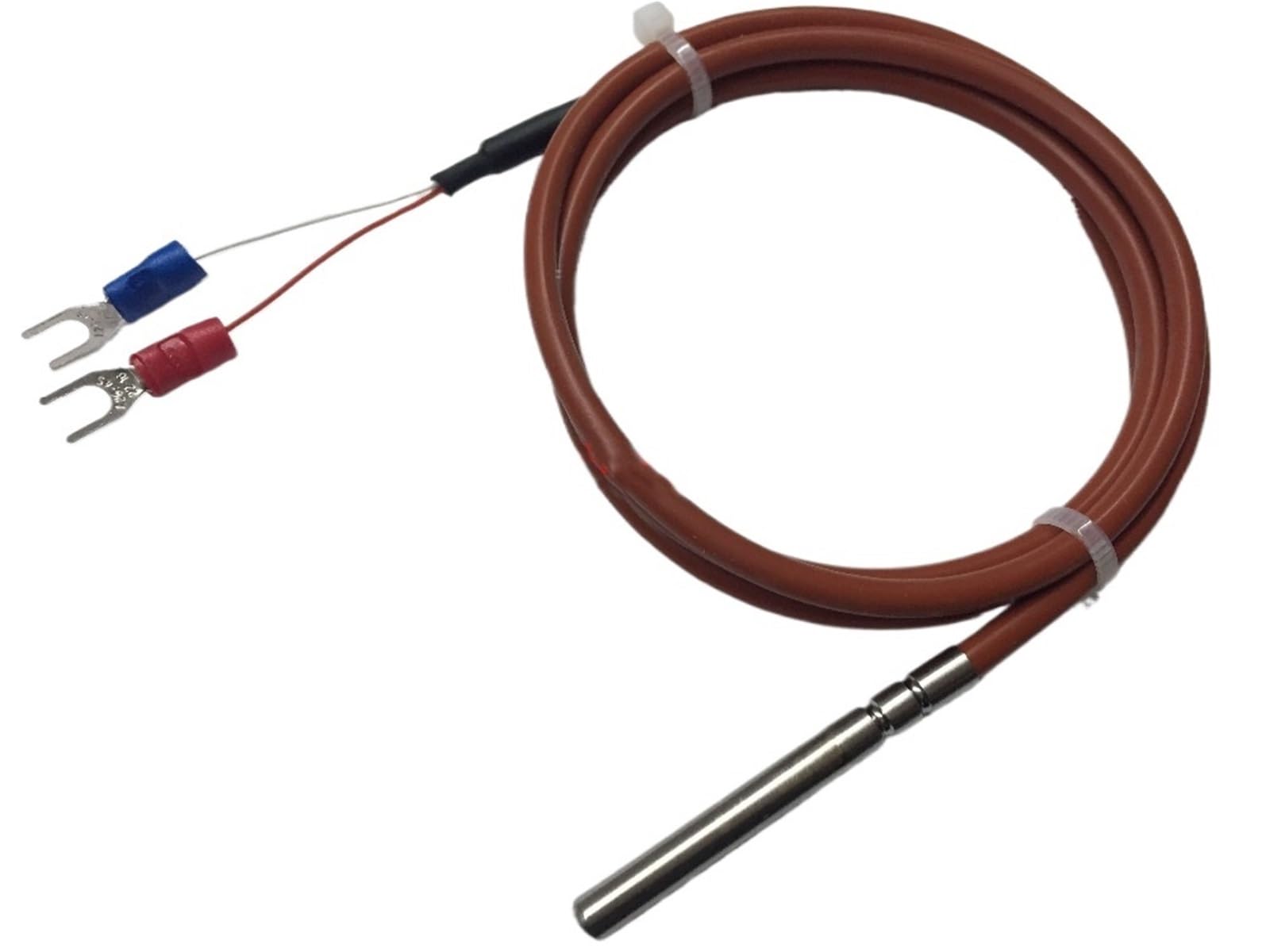 Silikonowy czujnik temperatury Pt100 A Heraeus Rtd pt100 5 * 50 wodoodporny czujnik temperatury 0,5 m/1 m 2-rdzeniowy 3CORE (3-rdzeniowy 1 m)