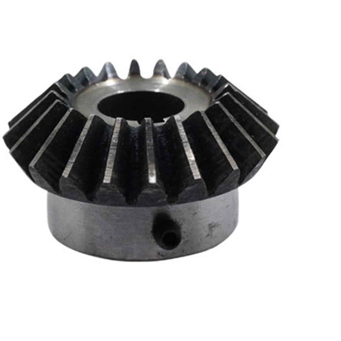ELLANA Transmission Angle 1pcs 1.25M 20T Bevel Gear 1.25 Module 20 Teeth Pionion Gear Inner Hole 8mm 10mm 90 Degree Drive Steel Gears Screw Hole M4 Driver Shaft (Color : 20 Teeth, Size : 10mm)