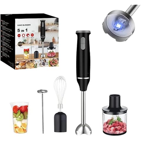Savvies 5-in-1 Hand Blender for Kitchen Cover