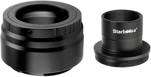 Vista 29 de Soporte adaptador de cámara para telescopio sin espejo Nikon Z Series - con adaptador T de 1.25 pulgadas - para telescopio Prime Focus y fotografía