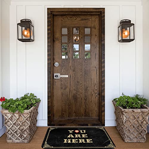 Tapis d'extérieur You are Here paillasson entrée étanche