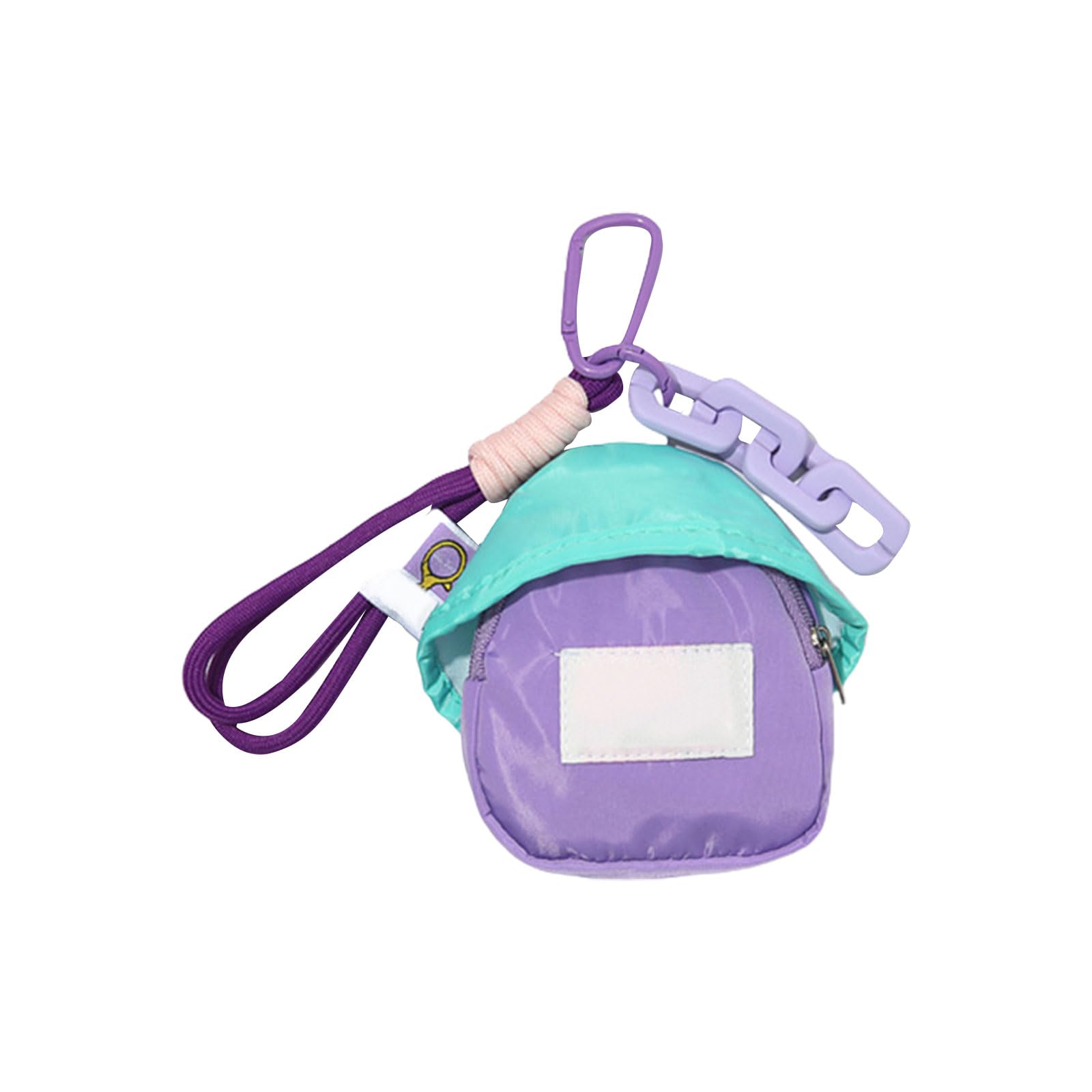 Maxtonser Stylish Contrast Color Backpack Keychain Miniature Backpack Keychain Stylish Pendant For Fashion Forward Individual