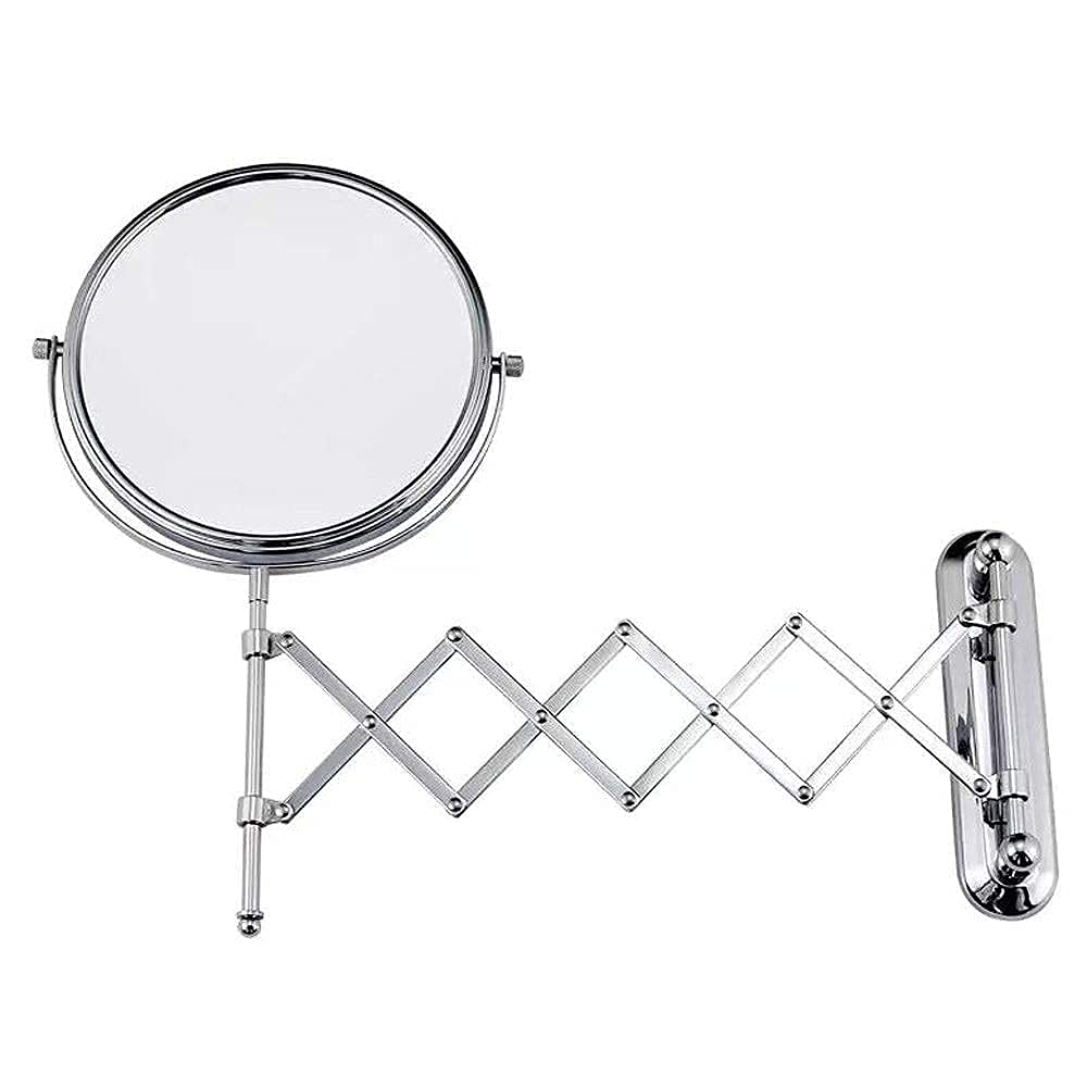 Miroir de courtoisie mural télescopique pour voir de près sans lunettes