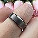 TUTISS 6mm Gunmetal Tungsten Rings for Men Women Couple Fashion Jewelry Engagement Wedding Bands Matte Beveled Edges I Love You Engraved Size 11