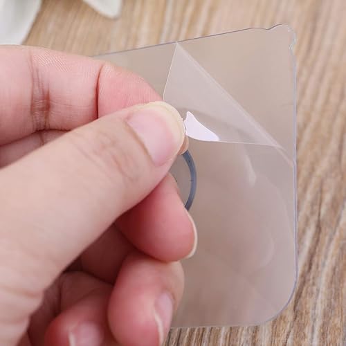 Miniatura 8 de Kit de 2 ganchos autoadhesivos sin costuras para colgar en la pared para fotos F tiras colgantes