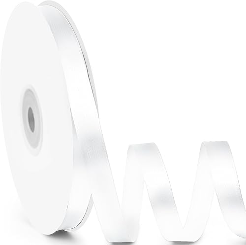 Miniatura 90 de Cinta de satén de 5/8" x 100 yardas - Cinta de seda naranja otoñal con carrete - Ideal para envolver regalos, ramos florales, manualidades