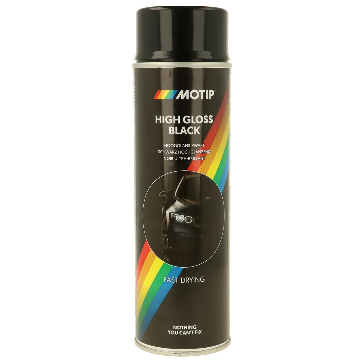 Motip Rallye Peinture - Noir brillant - 500ml