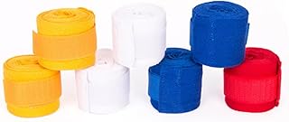 BESPORTBLE Ataduras 1 Par De Bandagens De Fitness Muay Thai De Algodão De Algodão Luvas De Boxe Envoltório De Boxe Cinto De Embrulho De Mão Bandagem De Mão Para