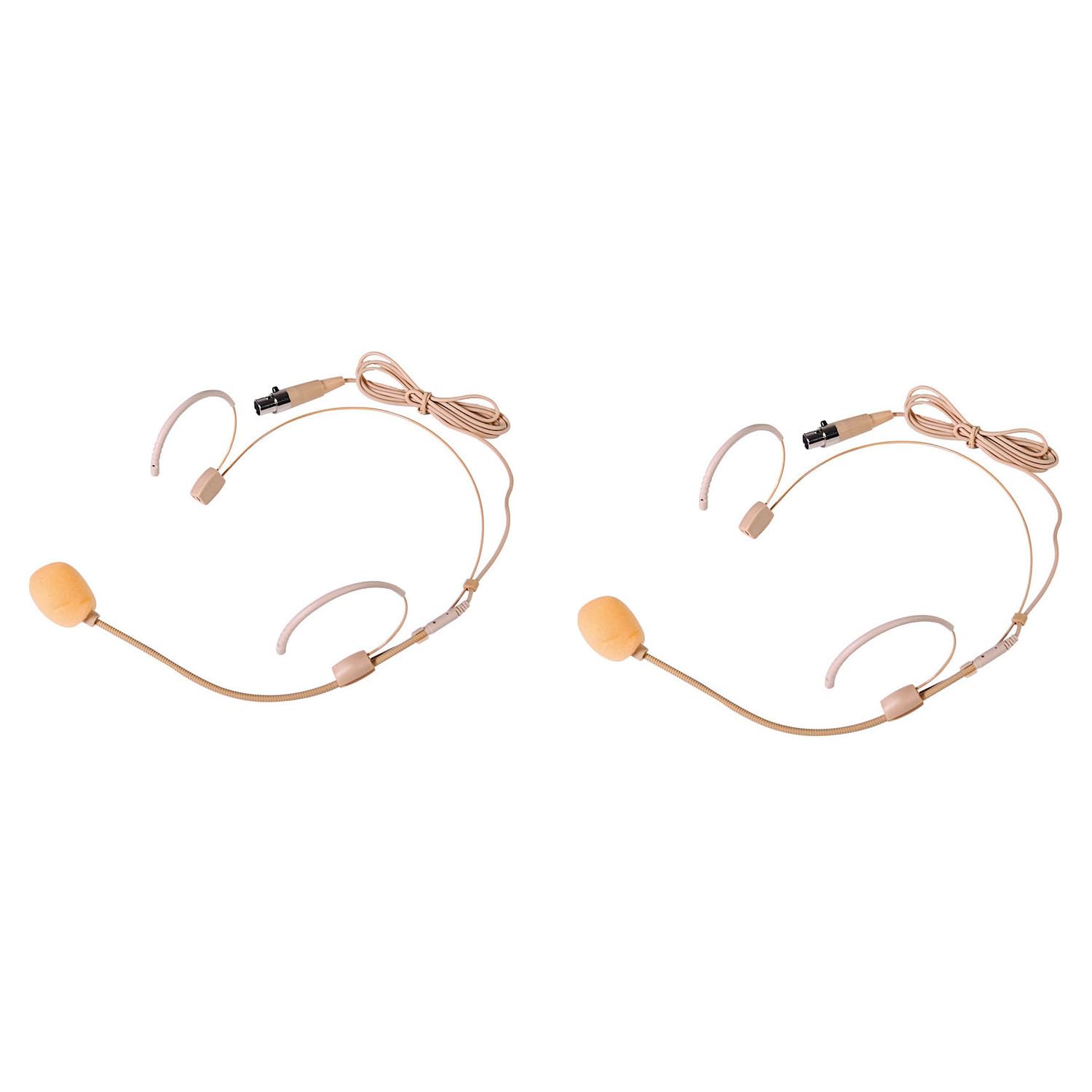 Chord XU-2BP - Sistema microfonico senza fili, doppio ricevitore UHF con 2 Bodypack, microfoni lavalier e auricolari, ideale per presentatori e istruttori di fitness