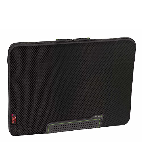 Solo New York Collection AlwaysOn Laptop Sleeve, Check-Fast Airport Security-Friendly Sleeve for Notebook Computer up to 17-Inches, Black, TCB102-4