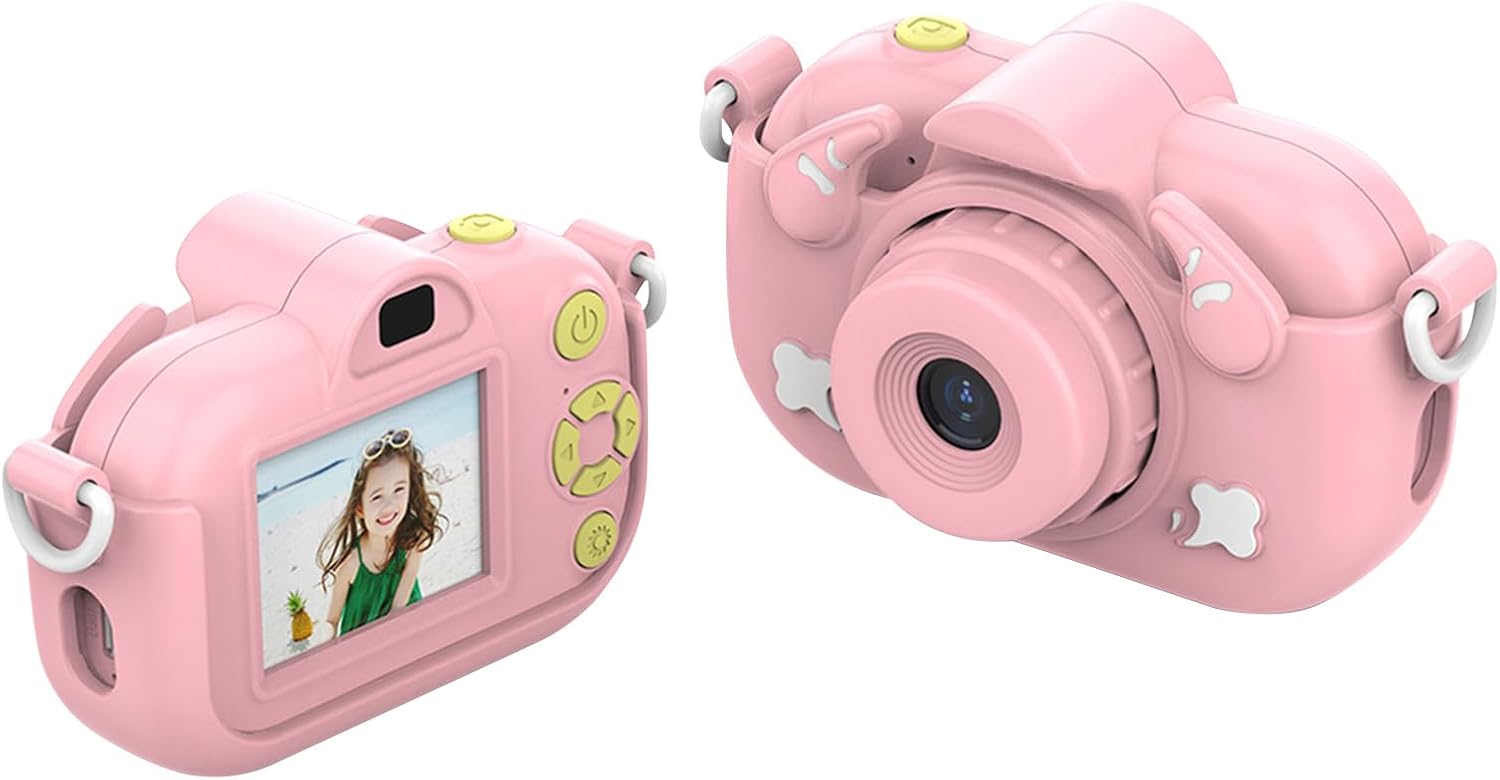 First Camera Double Lens Photography Toy 32GB Built in Storage Learning Device for Preschoolers Double Camera Toy for