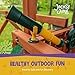 Jack and June Signature Green and Yellow Telescope Playset Attachment Featuring 360 Degree Spin