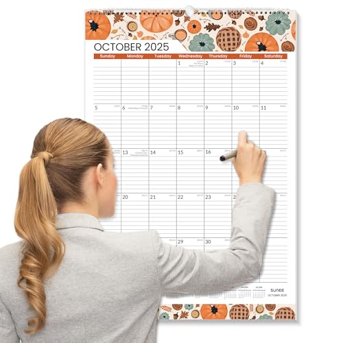 SUNEE Wall Calendar 2025-2026 Large 22.75