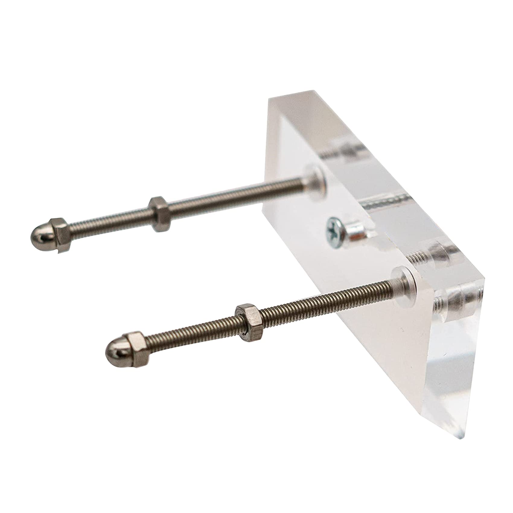 Set di supporti da parete per skateboard, per interni, in acrilico, per skateboard, supporto da parete, trasparente