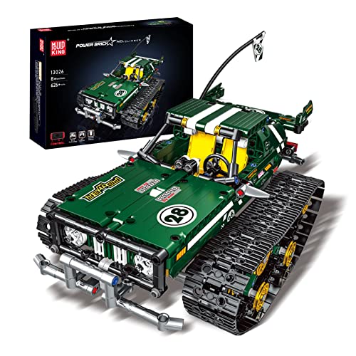 CaDA Ferngesteuertes Auto Aus Klemmbausteinen - 280 Teile RC Set Mit App-Steuerung, STEM Spielzeug Ab 4 Jahre