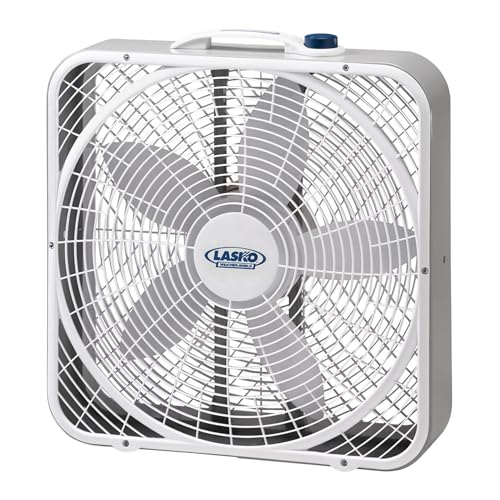 Image of Lasko Lasko-20 Weather-Shield Performance Box, 3-Speed (3720) Household Fans, Standard