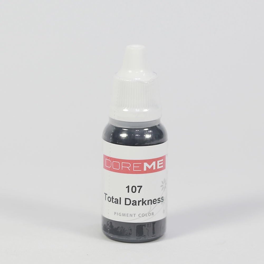 Doreme Total Darkness Professional Permanent Makeup Pigment Tattoo Ink Set Microblading Micropigmentation Eyeliners