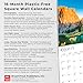 Oregon Wild & Scenic | 2026 12 x 24 Inch (Hanging) Monthly Square Wall Calendar | Plastic-Free | BrownTrout | USA United States of America Pacific West State Nature
