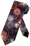Fireworks Ties Patriotic Necktie 4th of July by Three Rooker