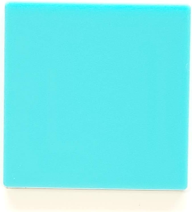 Acrylic Sheet (1 Piece) Select Color and Size -0.118 Inch Thick- 1/8 inches Plexiglass Sheet Plastic Sheet Acrylic Square Plexiglass Lucite (Turqouise Solid, 12 X 12 Inch)