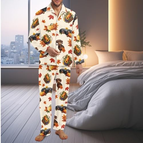 Couples Matching Outfits Button Down Comfortable Nightwear for Men and Women Soft Long Sleeve Pajama Sets2