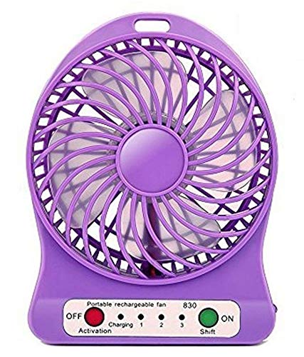 saleshop365 Portable 3 Gear Speed Cooling Fan Mini USB LED Fan Li-ion 2200mAh Battery Rechargeable Multifunctional Fan (B0CC2WM9X1) Amazon Price History, Amazon Price Tracker
