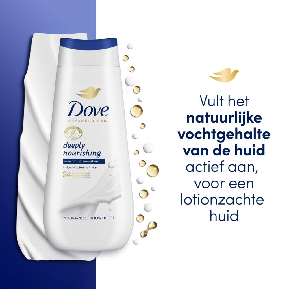 Dove Advanced Care Gel Doccia Idratazione Profonda Idratanti Naturali 6 x 225 ml