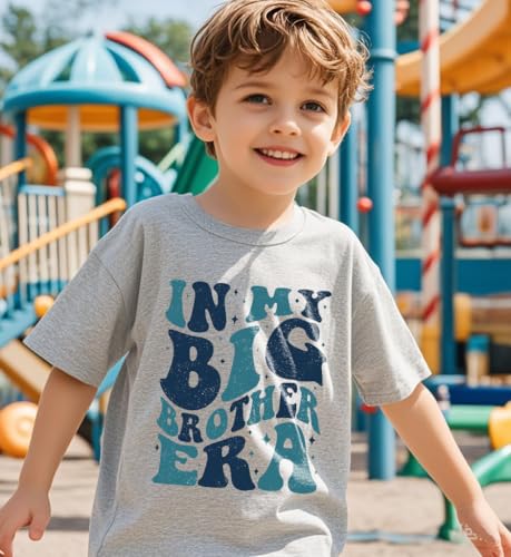Big Brother Shirt for Toddler Baby Boy Big Bro Announcement T-Shirt Graphic Tee Short Sleeve Shirt2