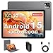 MENTUME Tablet 10 inch, Android 15 Tablets with Case, T30 Quad-Core, 18GB RAM+128GB ROM+1TB Expand, 1280 x 800 HD IPS Display, 5MP+8MP Dual Camera, 6000mAh, WiFi 6, BT 5.0, Widevine L1, GPS (K302)