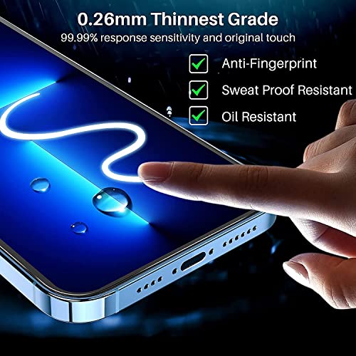 Image of DD SON (Black 11D Tempered Glass for Samsung, Redmi etc (Q- iPhone 13 / Iphone 13 Pro)