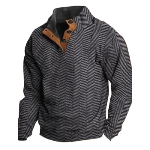 Polo à manches longues pour homme coupe droite en maille douce de qualité supérieure