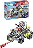 PLAYMOBIL City Action 71147 SWAT-Multi-Terrain-Quad, verwandelbares SEK Speedboot, Spielzeug fĂĽr Kinder ab 5 Jahren