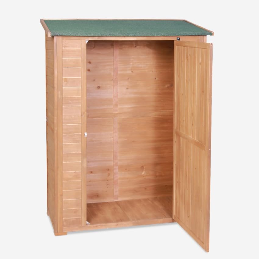 Produce Shop Casetta Armadio da Esterno in Legno Porta Attrezzi da Giardino Smew