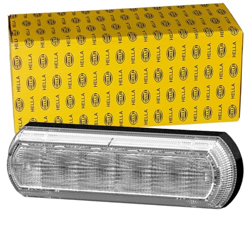 Feu clignotant LED 12/24V HELLA 2Ba 013 398-001 Shapeline Tech pour véhicule