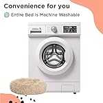 Best-Friends-by-Sheri-The-Original-Calming-Donut-Cat-and-Dog-Bed-in-Shag-Fur-Taupe-Small-23×23