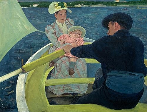 Cuadro sobre lienzo la fiesta del canotaje Mary Cassatt decoraciones del hogar 60x90