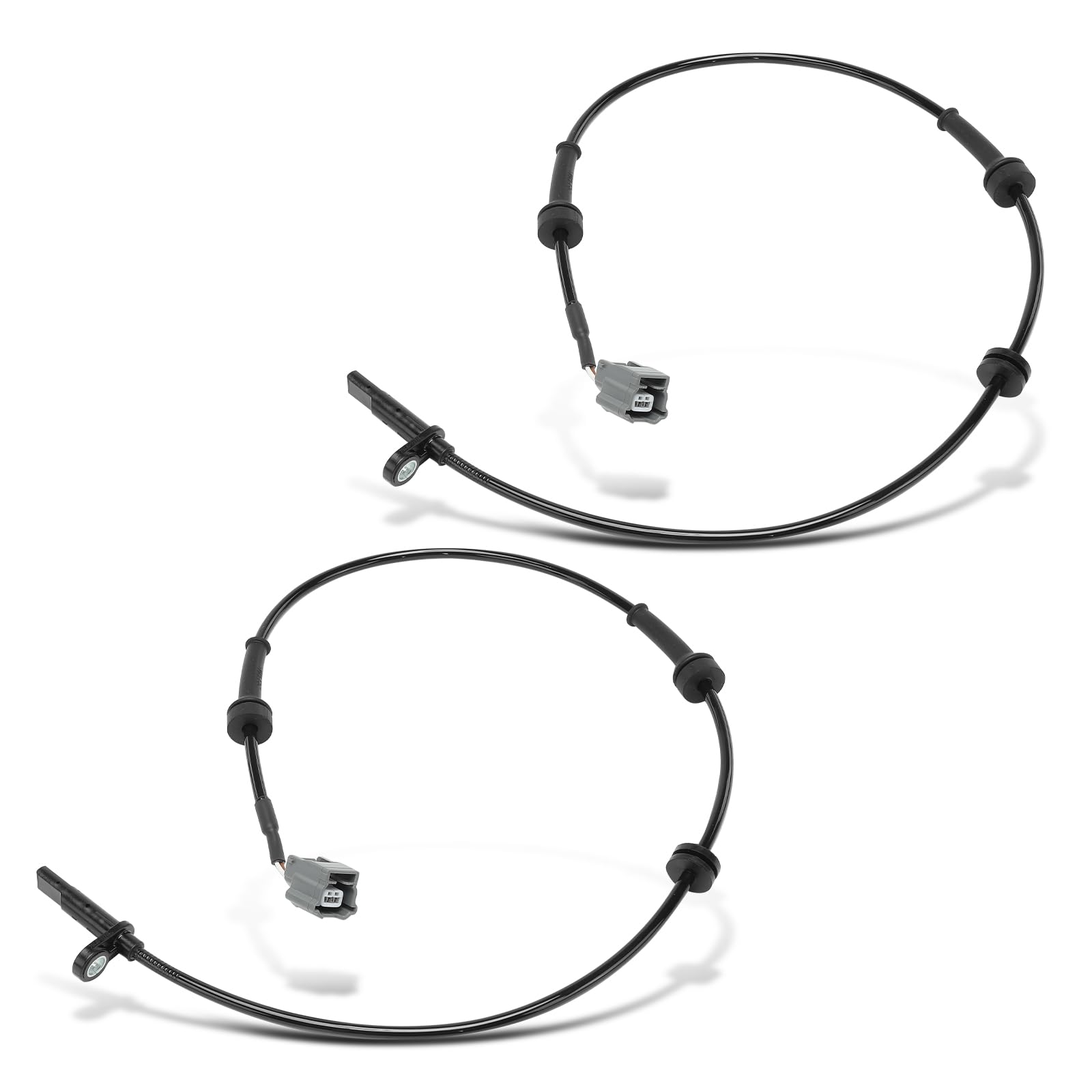 Frankberg 2x Sensor de velocidad de ruedas Sensor ABS 2 Polos Compatible con Qashqai II SUV J11 J11 Kadjar HA HL Replace# 31640