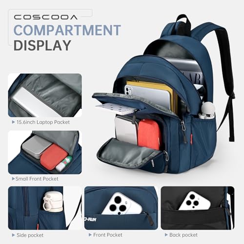 COSCOOA 17x10x9 Personal Item Bag