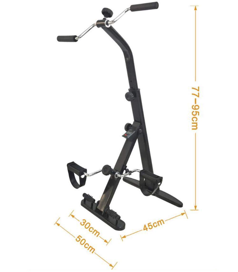 Mini Cyclette Ambulante Per Attrezzature Fitness Per Esercizi Di Recupero Di Gambe, Braccia E Ginocchia Con Monitor Lcd E Rullo Massaggiante, Attrezzature Da Palestra Per Riabilitazione Fitness Per
