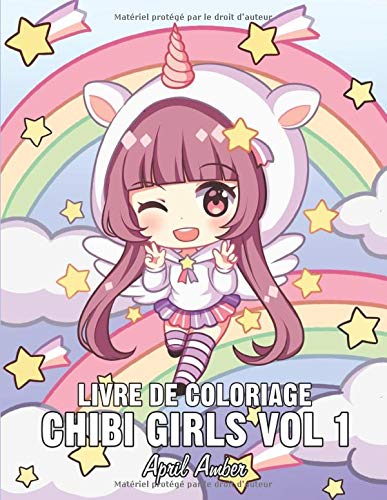 Télécharger Chibi Girls Livre de coloriage Vol 1: Pour les enfants avec des personnages adorables Kawaii du mond Gratuit