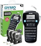 DYMO Label Manager 160 Portable Label Maker Bundle, Easy-to-Use, One-Touch Smart Keys, QWERTY Keyboard, Large Display, for Home & Office Organization, Includes 3 D1 Label Cassettes ,Multi-color