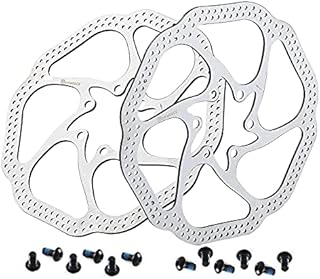 Dymoece Bicycle Disc Brake Rotors 160mm / 180mm 6-Hole Compatible with Mountain Bike MTB Road Bike BMX