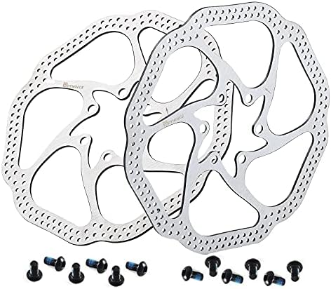 D Dymoece 2 Pcs Bike Disc Brake Rotors with 12 Bolts 140mm/160mm/180mm/203mm for MTB Mountain Road Bicycle BMX