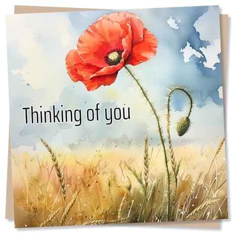 Beautiful Thinking Of You Card Cover