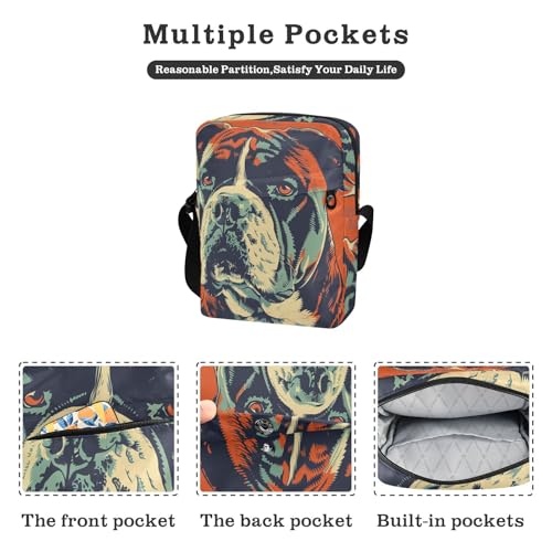 KLL Dog Orange small messenger bag for men Vegan Leather Small Crossbody Bag Women Casual Woman Handbag Shoulder Strap2