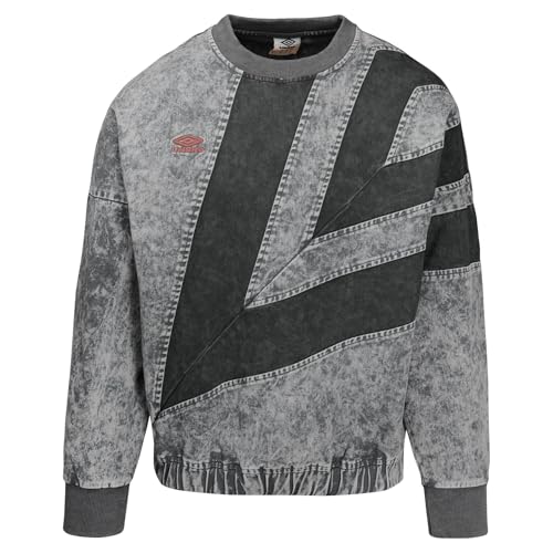 Umbro Men's Washed Diamond Drill Sweater