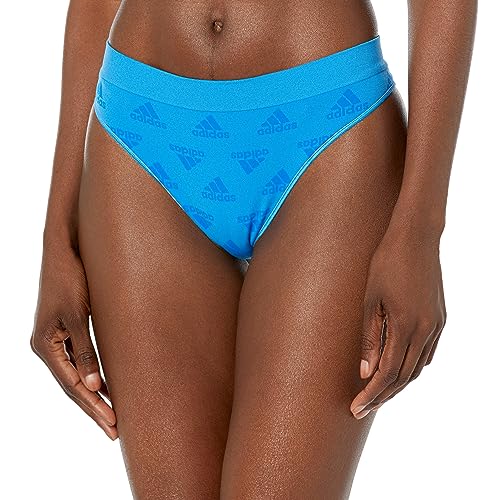 Image of adidas womens Seamless Thong Underwear 3-pack