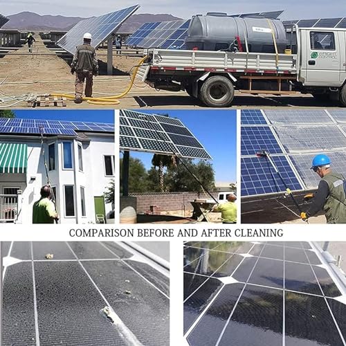 Cepillo cópico para Limpieza De Ventanas Kit De Limpieza De Techos De Invernaderos Y Equipo De Limpieza De Paneles Solares.