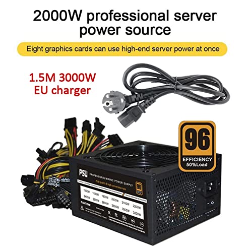 Alimentation ATX ETH Mining BIK 2000W pour machine de minage Bitcoin et GPU - 2