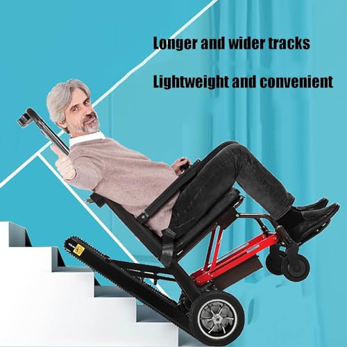 Silla de ruedas eléctrica portátil para personas mayores y discapacitadas, solución de movilidad para subir y bajar escaleras sin esfuerzo